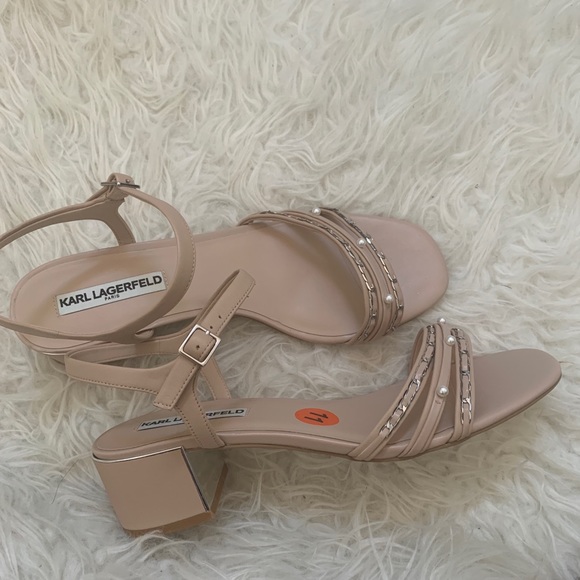 KARL lagerfeld- block heels - Picture 2 of 8